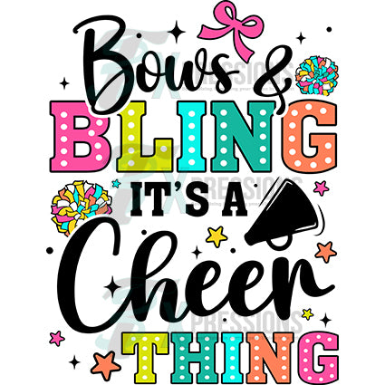 Bows and Bling it's a cheer thing
