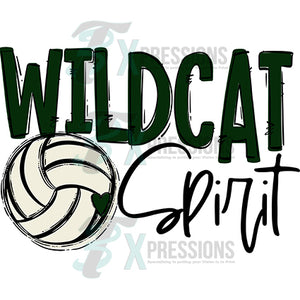 Team Go Dark Green Wildcat SPirit