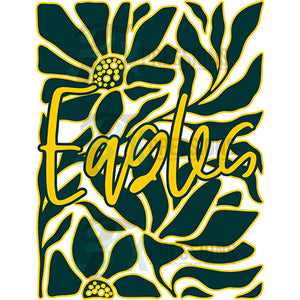 Personalized Abstract flower Team Name script