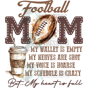 FOotball Mom heart is full