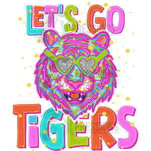 Neon Lets Go Tigers