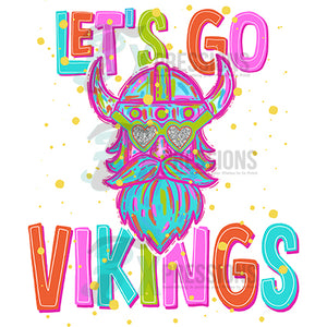 Neon Lets Go Vikings