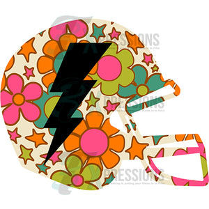 Floral helmet