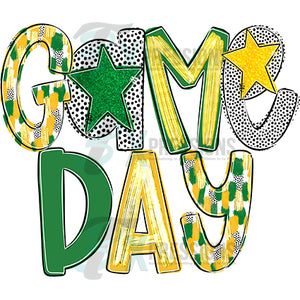 Poppy Game Day Green and Yellow