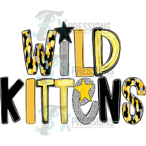 Poppy Wild Kittens black and gold