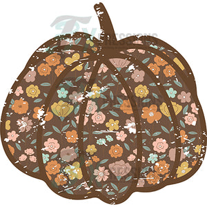 Floral Pumpkin