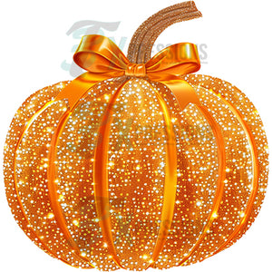 Glitter Orange pumpkin