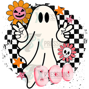 Retro Ghost Boo