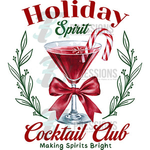 Holiday Spirit Cocktail club christmas