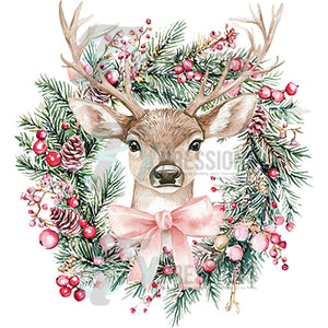 Christmas Wreath and reindeer