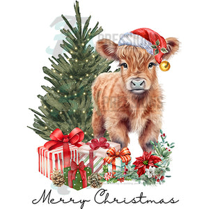 Merry Christmas Cow