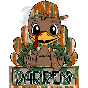 Personalized Boy Turkey