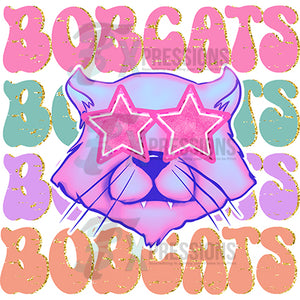 Bobcats pastel Preppy