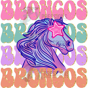 Broncos Pastel Preppy