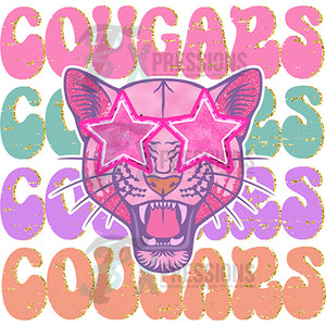 Cougars Pastel Preppy