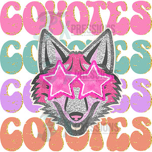 Coyotes pastel preppy