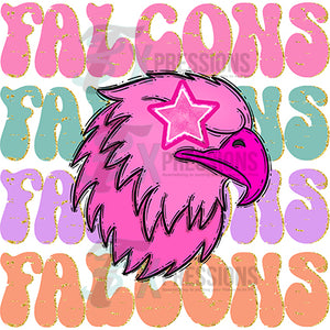 Falcons pastel preppy