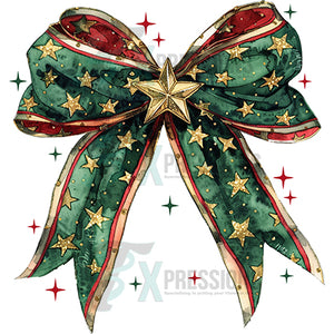 Green CHristmas Bow