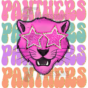 Panthers pastel preppy