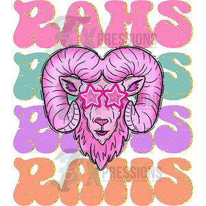 Rams pastel preppy