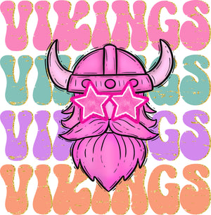 Vikings pastel preppy