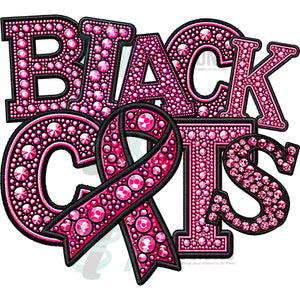 blackcats pink ribbon