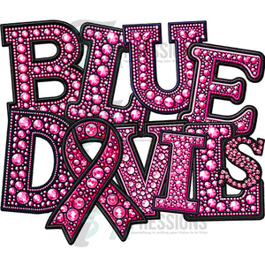 Blue Devils pink ribbon