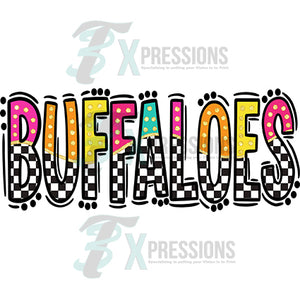 Buffaloes Bright Checkered