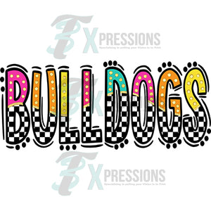 Bulldogs Bright Checkered