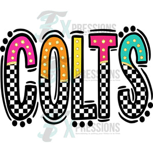 Colts bright checker