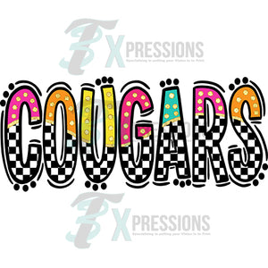 Cougars bright checkered