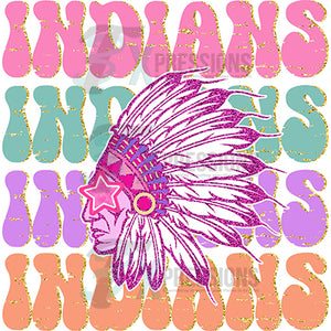 Indians preppy pastel