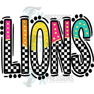 Lions Bright checkered