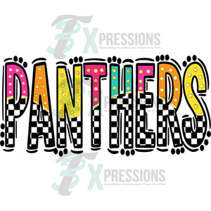 Panthers bright checkered