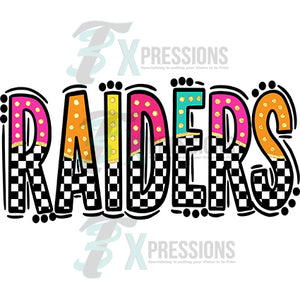 Raiders Bright checkered