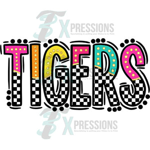 Tigers Bright Checkered