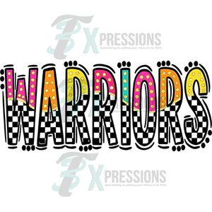 Warriors Bright Checkered