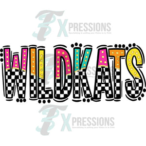 Wildkats Bright Checkered