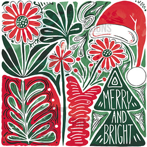 Boho Christmas Merry And Bright