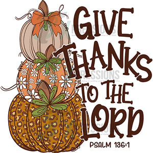 Give THanks to the Lord