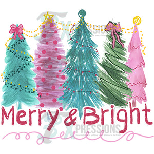 Merry and Bright trees