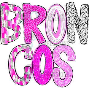 POPPY PINK BRONCOS