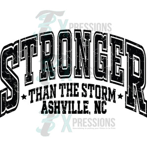 Personalized Arched Stronger than the Storm