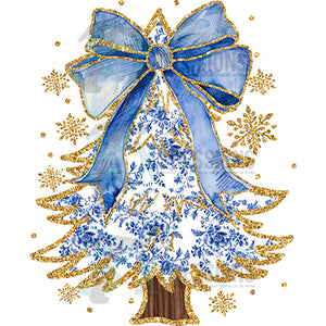 Chinoiserie Christmas Tree with Stars