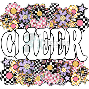 Personalized Funky Flower Word