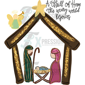 A Thrill of Hope nativity