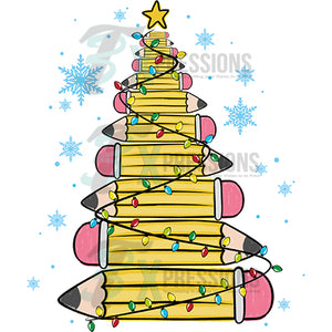 Pencil Christmas Tree