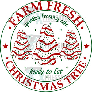 Farm Fresh Christmas Tree Tree cake