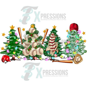 Baseball Christmas Tree