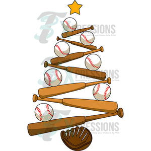 Baseball Christmas Tree